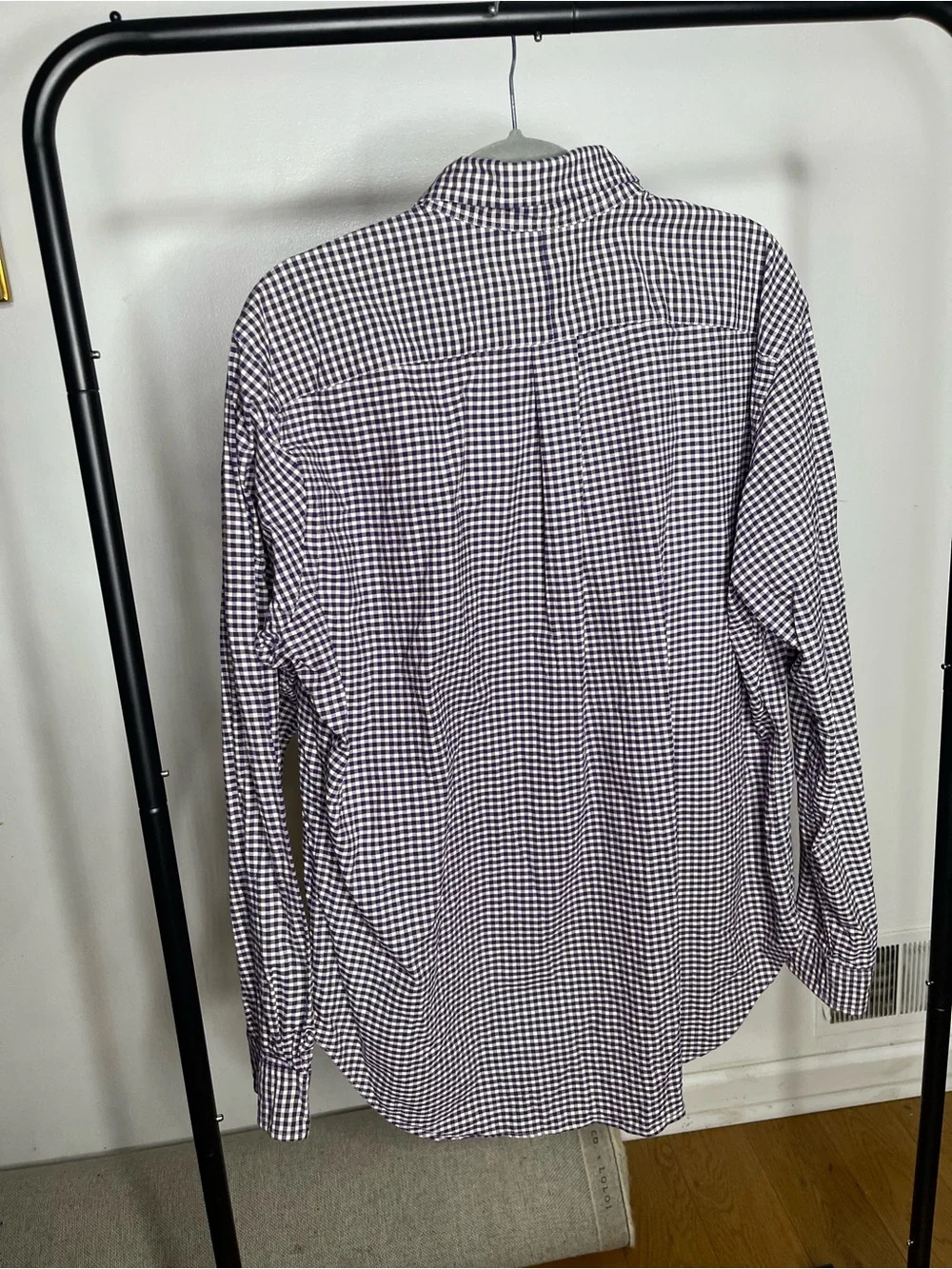 Polo by Ralph Lauren Purple Gingham Button-Down Shirt